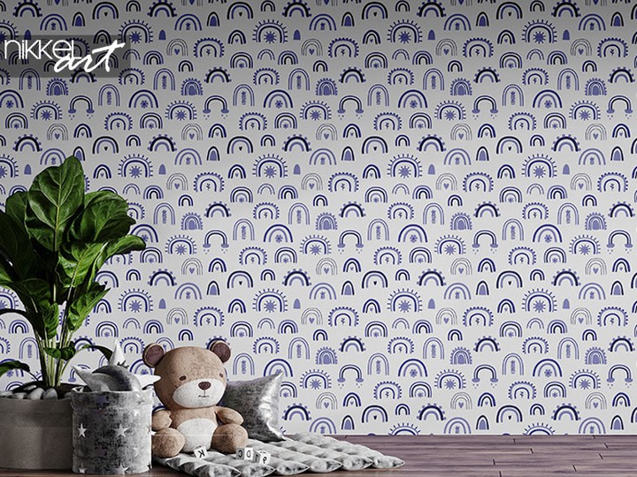 Scandinavian wallpaper is ideal for decorating the nursery or baby's room. This nursery wallpaper with rainbows, suns, flowers and hearts in violet 'Very Peri' colors is not only cute, but also very trendy! 💜

Shop this one here: https://www.nikkel-art.com/fslYXE1Rj6LrY

#nikkelart #foto4art #interiordesign #homedecor #decor #interior #decoration #deco #styling #interiordecor #interiorstyling #wallart #photoart #interiorinspo #walldecor #interiorinspiration #interiorstyle #decorating #interiordecoration #interiorideas #walldecoration #moderninterior #photoprint #interiortrends #interiorstyles #interioridea #wallpaper #tapete #papierpeint #behang